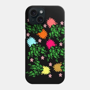 Floral Line Art Pattern Phone Case