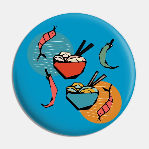 Noodle Bowl Pin by bruxamagica