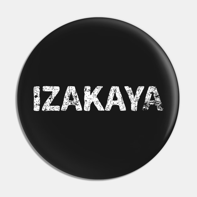 Izakaya restaurant (izakaya) japanese english - White Pin by PsychicCat