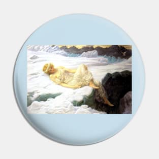 Heart of Snow - Edward Robert Hughes Pin