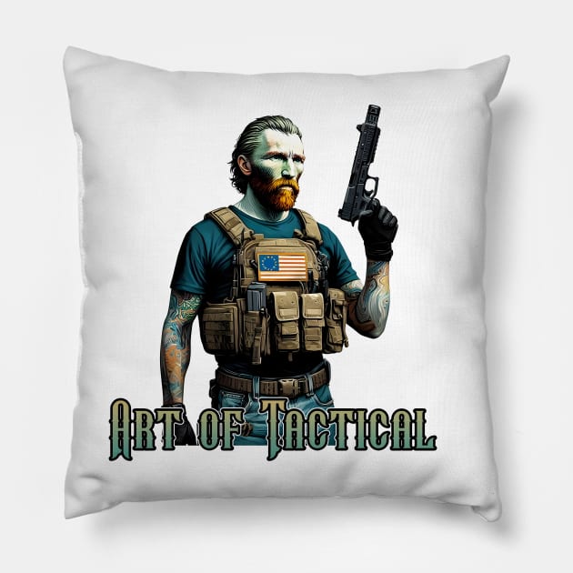Art of Tactical Pillow by Rawlifegraphic