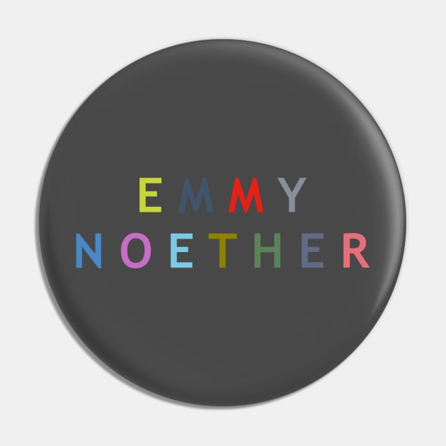 Emmy Noether Pin by Jojo and Juniper