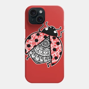 Ladybug Mandala Phone Case