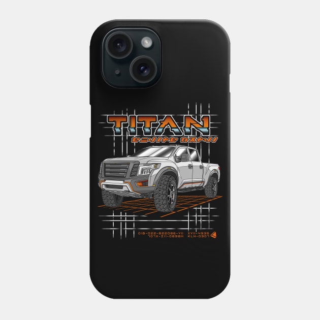 Japanese Titan Pickup Truck Phone Case by Guyvit