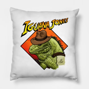 Iguana Jones Pillow