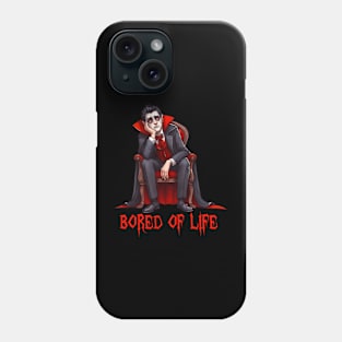 Vampire Bored of Life Phone Case