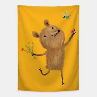 Joyful Bear Tapestry