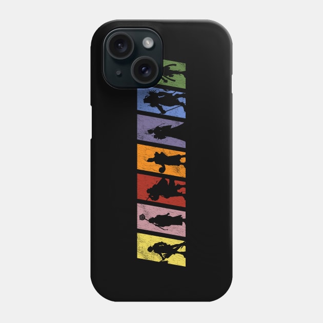 FFX Character Silhouettes Phone Case by StebopDesigns