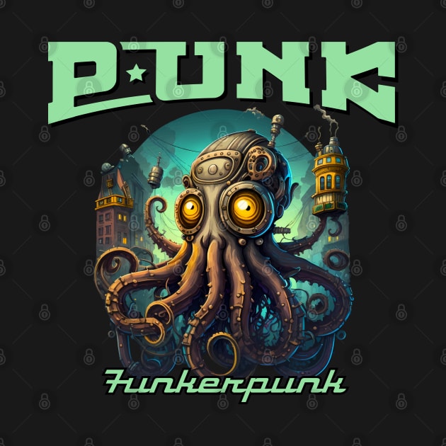 PUNK Metal Octopus by Fuckinuts