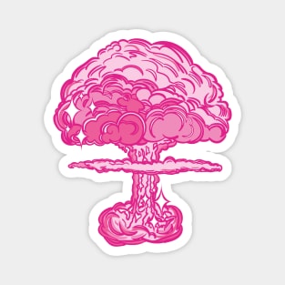 Barbenheimer Mushroom Cloud Nuclear Bomb Magnet