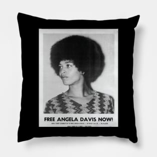 Angela Davis, Black History, Black Woman, Black Lives Matter Pillow