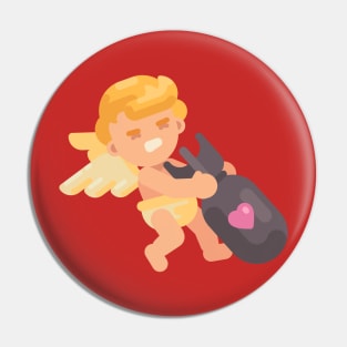 Cupid Bomber Pin