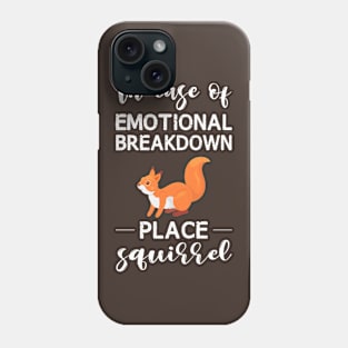 Autumn, Fall Place Squirell Phone Case