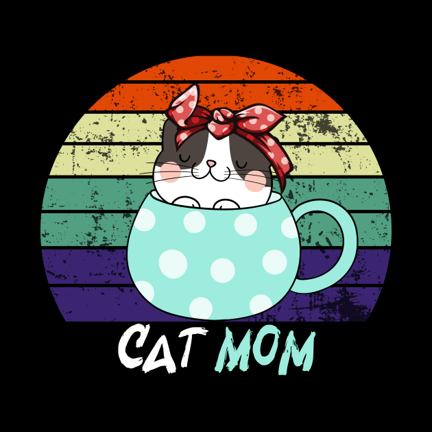 Funny Cat Mom by sevalyilmazardal