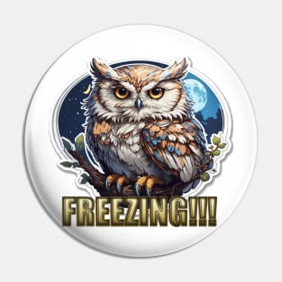 OWL FREEZING DESIGN Pin