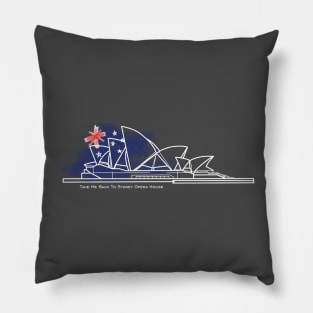 Opera House Sydney Australia City Landmark Pillow