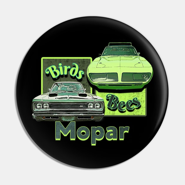 Mopar Super Bird and Super Bee Hot Rod Classic American Muscle Pin by AGED Limited
