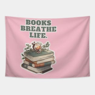 book aesthetics: Book Breathe Life for book lovers Tapestry