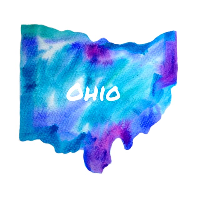 Ohio in Watercolor by julyperson