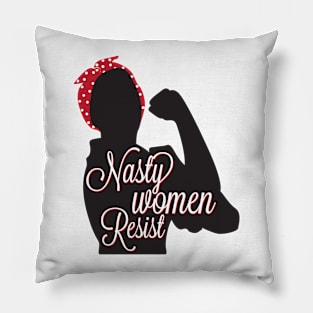 Rosie the Riveter >> resists Pillow