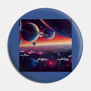 Interplanetary Spaceport Pin