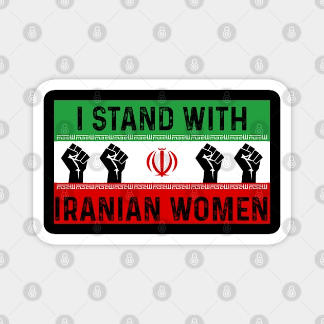 I Stand with Iranian women Magnet by Scar