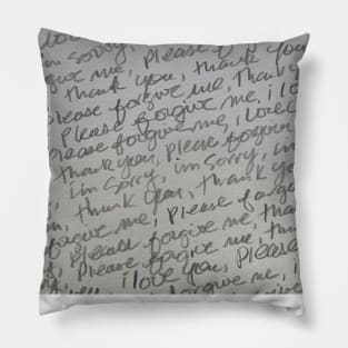 i love you, please forgive me, i’m sorry, thank you… Pillow