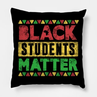 Black Students Matter Black History Month Men Women Kids Pillow