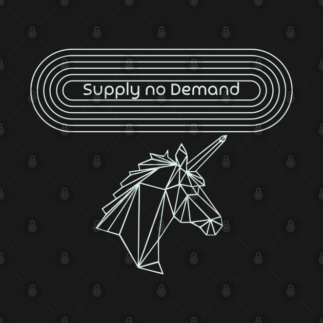 supply no demand - horse geomettric by lord cobra