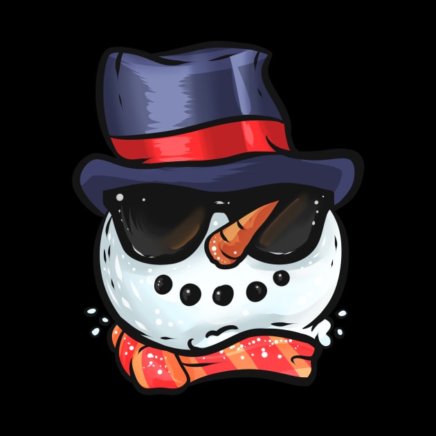 Frosty The Snowman With Sunglasses Party Christmas In July by SinBle