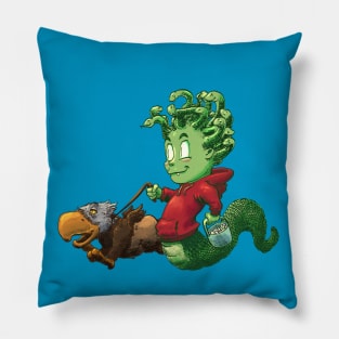 Halloween Medusa Trick or treat Pillow