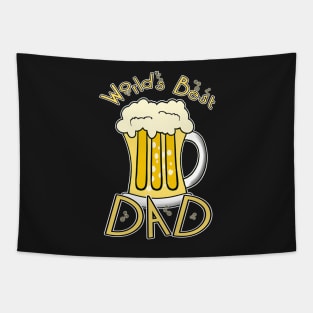 Worlds Best Dad Beer Tapestry