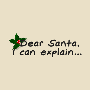 Dear Santa I Can explain T-Shirt