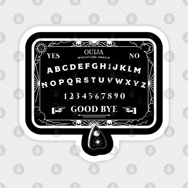 OUIJA - Mystifying Oracle with Planchette Magnet by TJWDraws