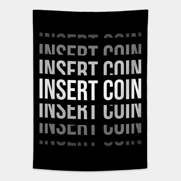 Insert Coin Tapestry by KinkajouDesign