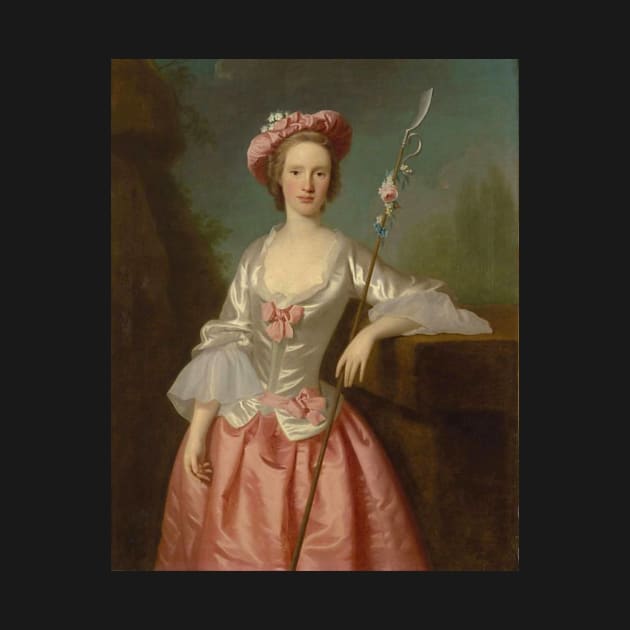 Portrait of a Lady as a Shepherdess, late 1740s/early 1750s   Allan Ramsay (1713-84) by Donkeh23