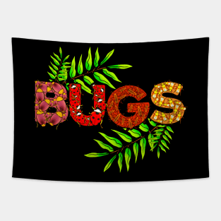 Awesome Bugs Insects & Plants Cute Nature Tapestry