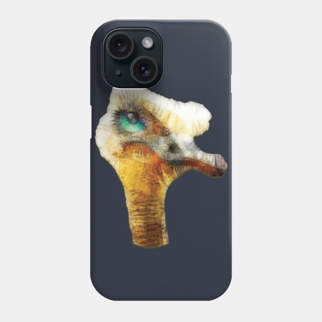 Funny Ostrich Phone Case by Ancello