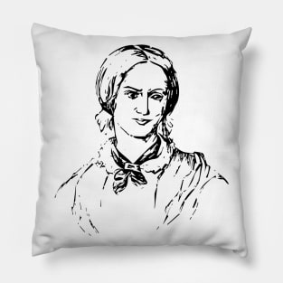 Determined woman portrait Pillow