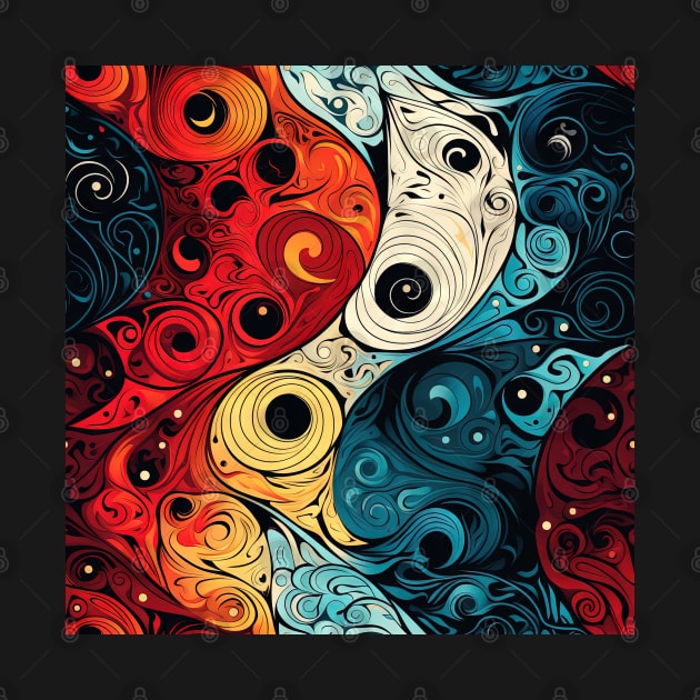 Abstract Swirls and Waves Effect illustration by Russell102