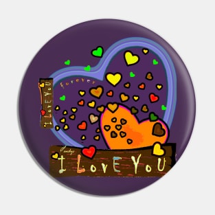 I LOVE YOU LYC Pin