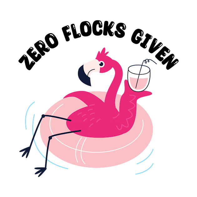 zero flocks given beach flamingo pool float by CaptainHobbyist