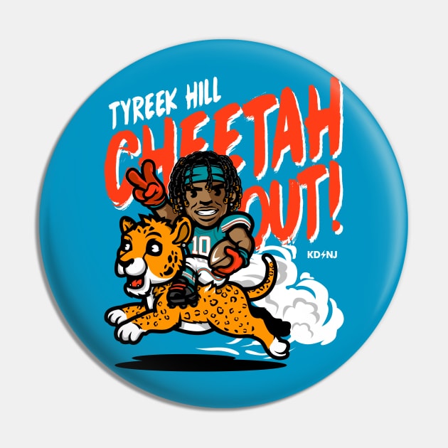 Miami Cheetah Pin by KDNJ