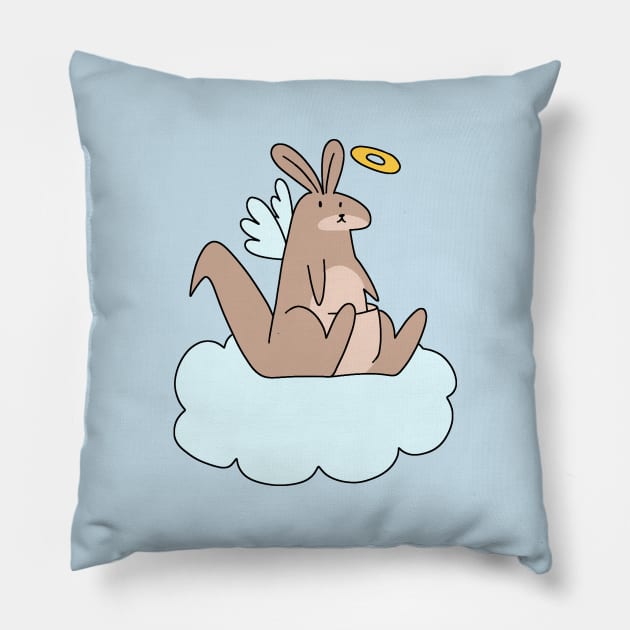 Angel Cloud Kangaroo Pillow by saradaboru