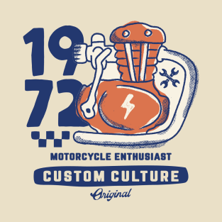 Engine motorcycle custom culture T-Shirt