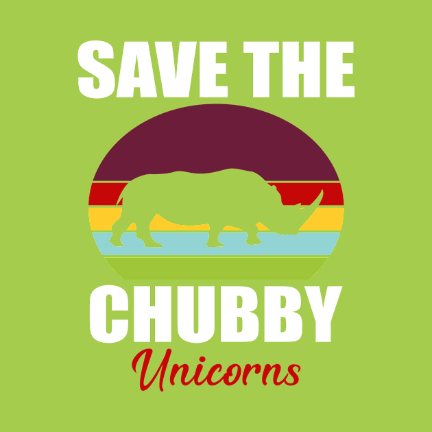 Save The Chubby Unicorns Vintage Distressed Gift by The store of civilizations