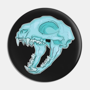 Cat Skull Pin