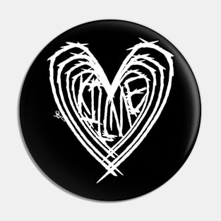 Broken heart- "Kill Me" Pin