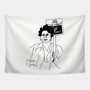 Union and Strike Leader Hattie Canty Tapestry