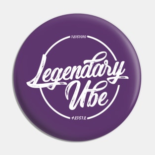 Legendary Ube Flagship Tee (White Logo) Pin